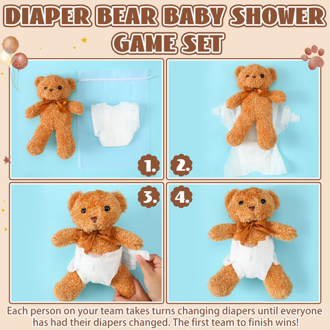 Seenelling 12-inch brown bear keepsake for guests