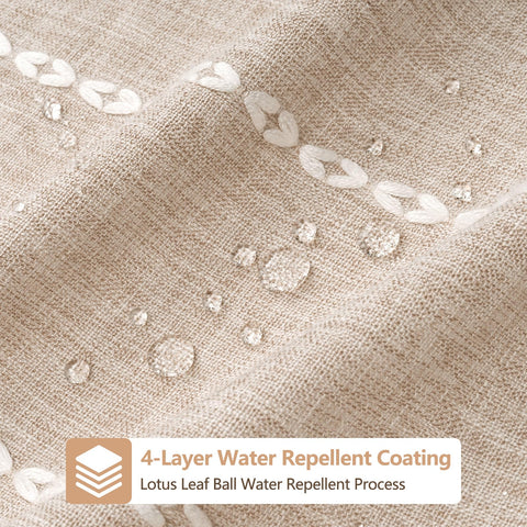 Seenus heavyweight 330gsm fabric delivers durable, plush drape.