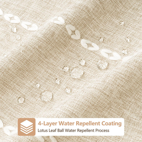 Seenus water-repellent finish helps keep moisture at bay for easier cleaning.