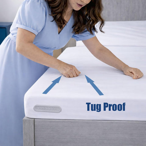 SEESNOW four-pack keeps multiple corners secure for one bed.