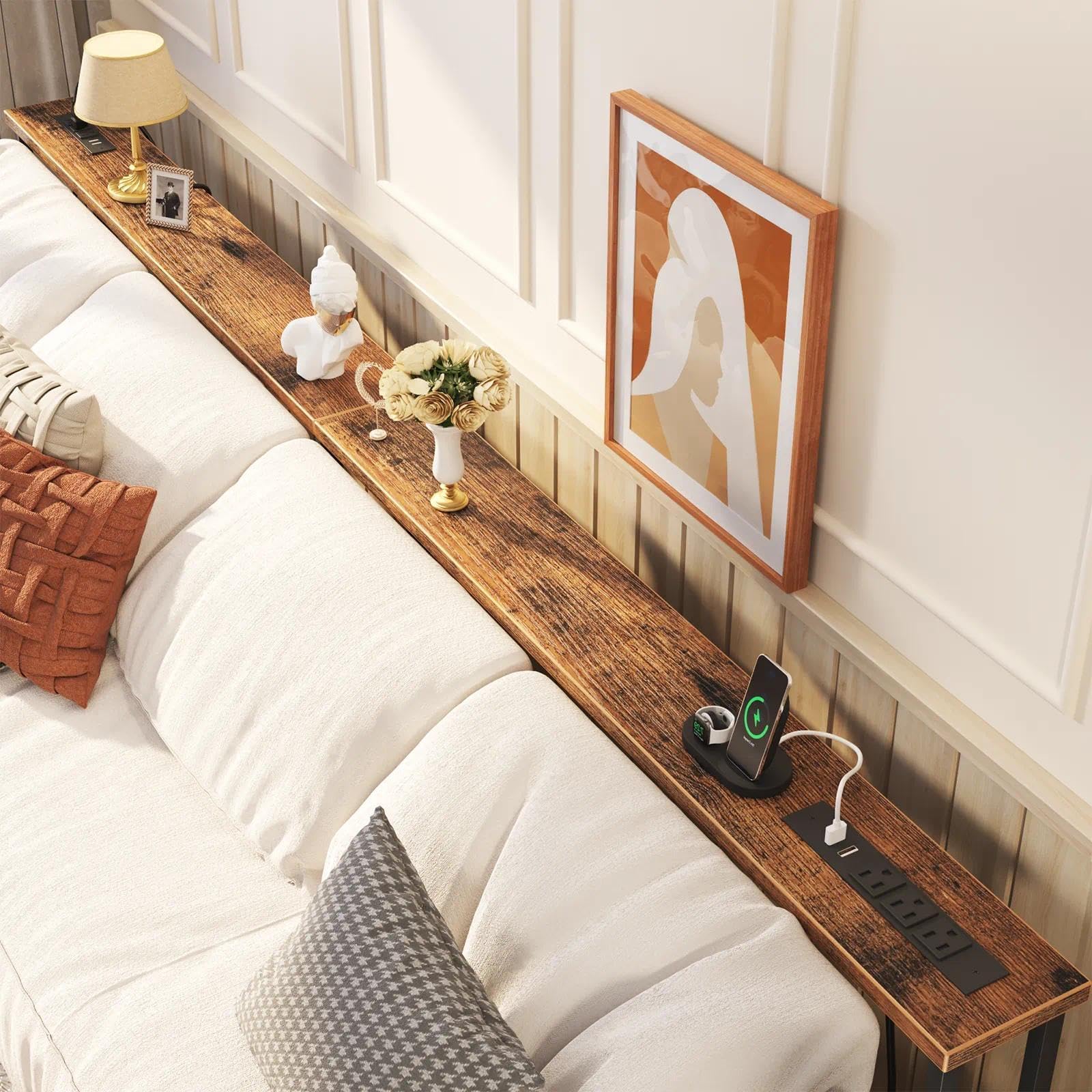 SEFILENCE 1024 narrow console table adjustment mechanism in action for custom sofa height