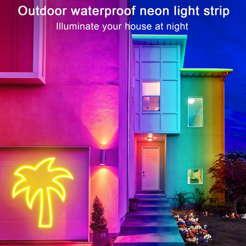 Segrass bright 540-LED RGB rope light with even glow