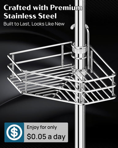 SEIRIONE eight-pole system offers flexible height and secure fit.