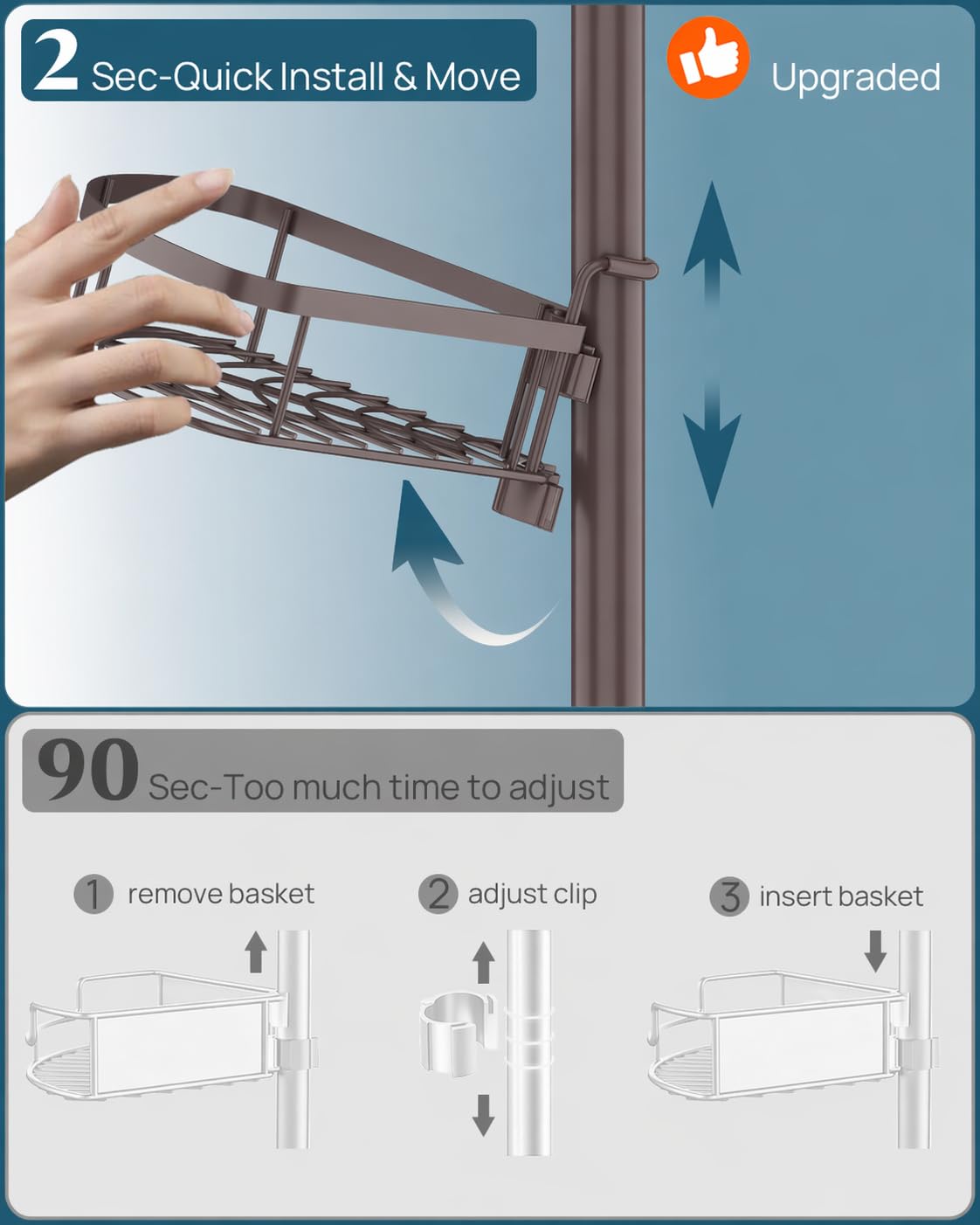 SEIRIONE bathroom organization solution keeps essentials accessible and neatly arranged