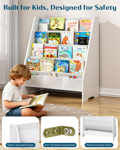 SEIRIONE bookshelf with hardware and clear assembly steps