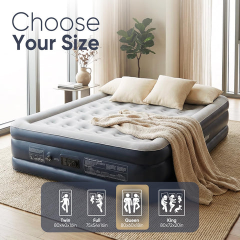 Sekey Queen odorless material for comfortable first-night sleep.