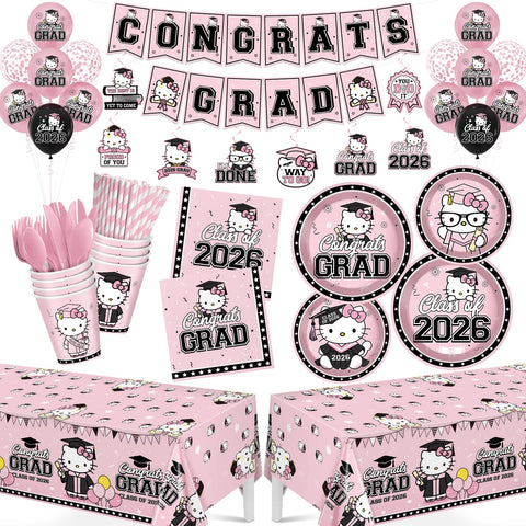 SEL pink graduation banner for Class of 2026 photos and décor