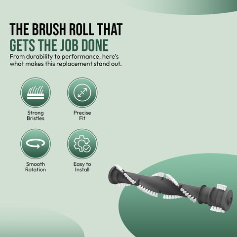 Selgo brush roll fits 3332 model for improved carpet agitation