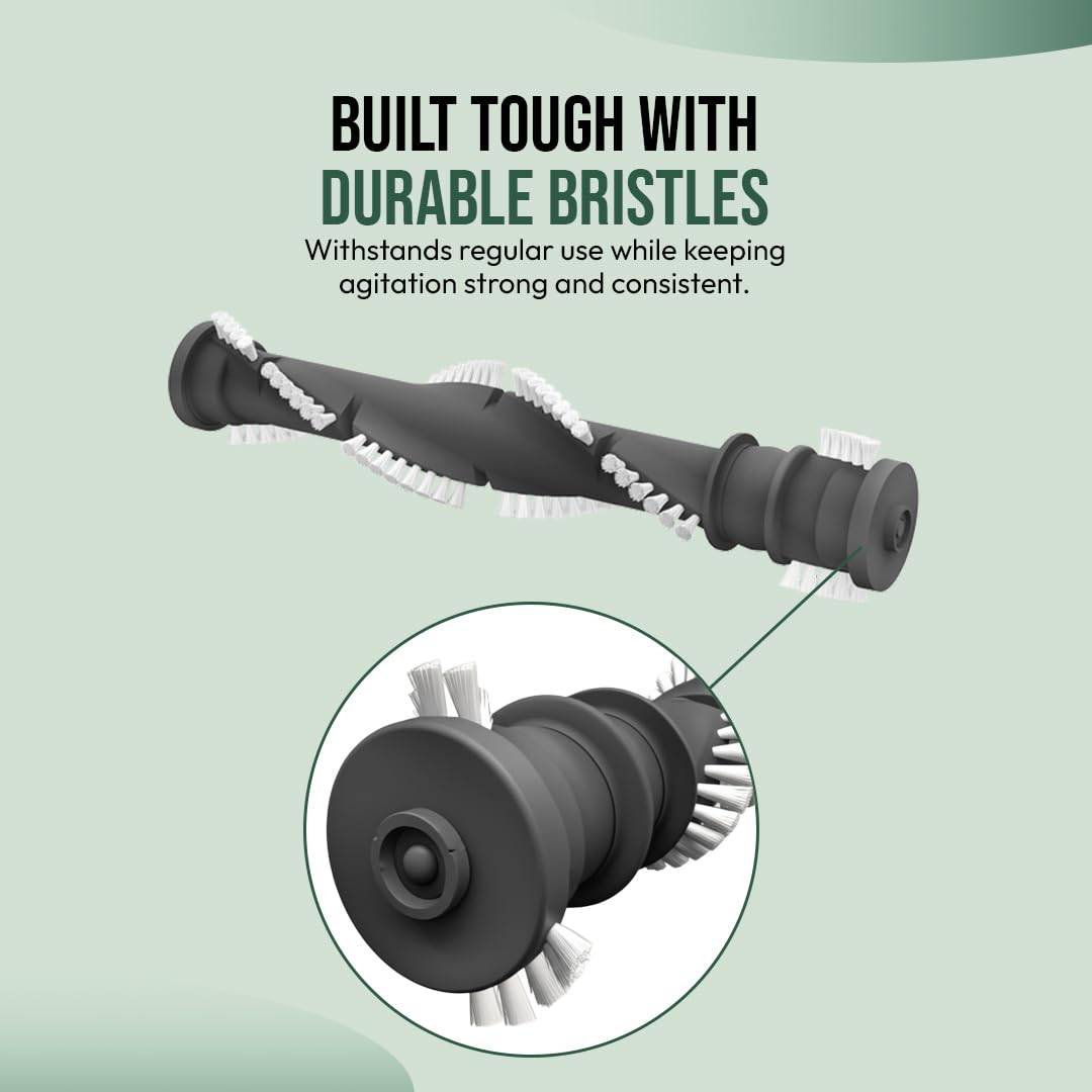 Selgo replacement brush roll with durable bristles for regular use