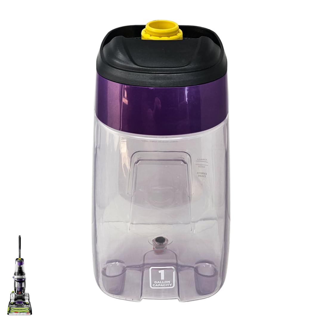 Selgo clear replacement tank with cap for Bissell ProHeat 2X Revolution Pet Carpet Cleaner, easy fill