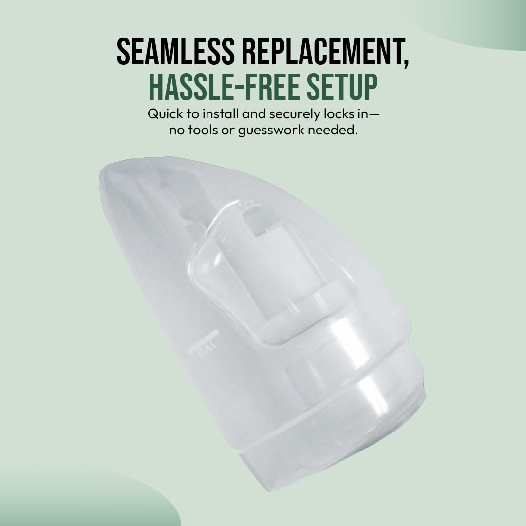 Selgo dirty tank inner view, robust plastic construction for heavy use.