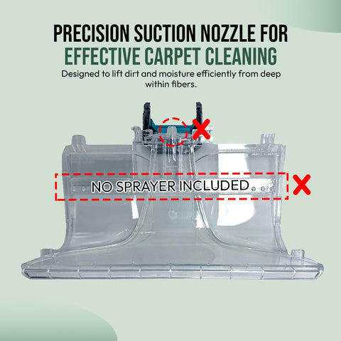 Selgo Hoover front nozzle durable materials withstand daily cleaning