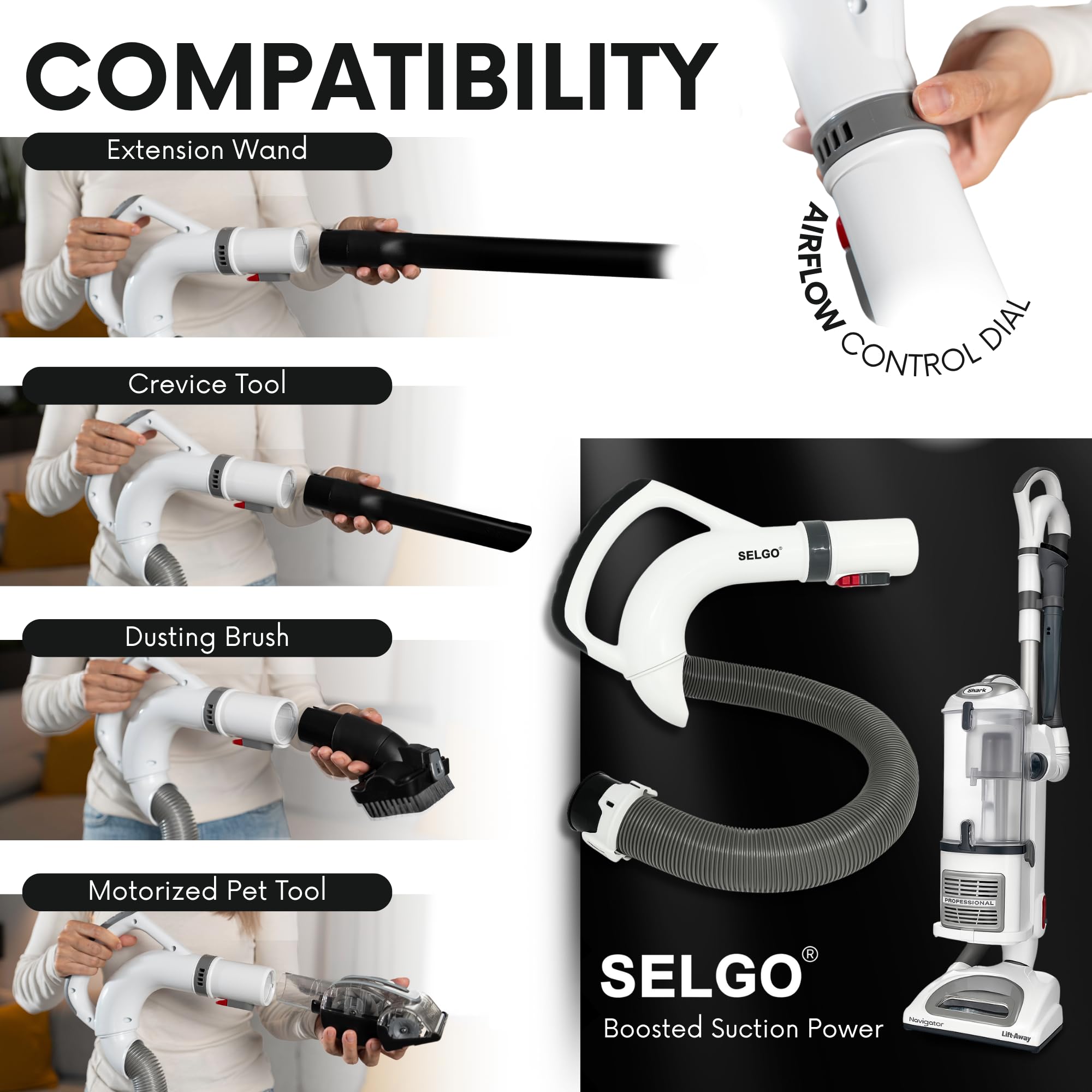 Selgo PVC steel construction adds durability while remaining easy to wash.