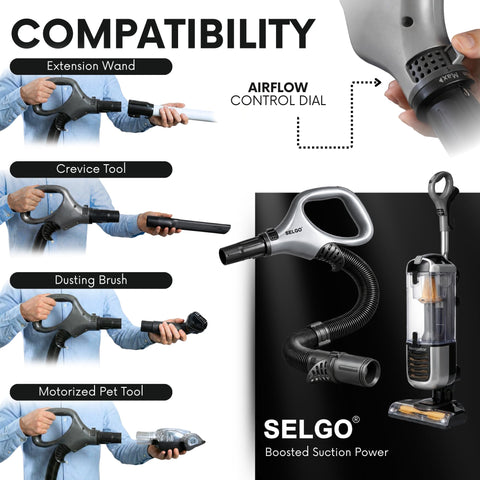 Selgo hose handle compatible with Shark Navigator for secure daily tasks.