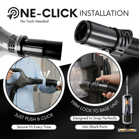Selgo hose handle for Shark ZU60, durable materials for long-lasting use.