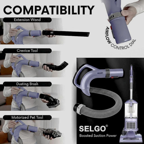 Tangle-free PVC and steel wiring in Selgo hose supports easy cleaning.