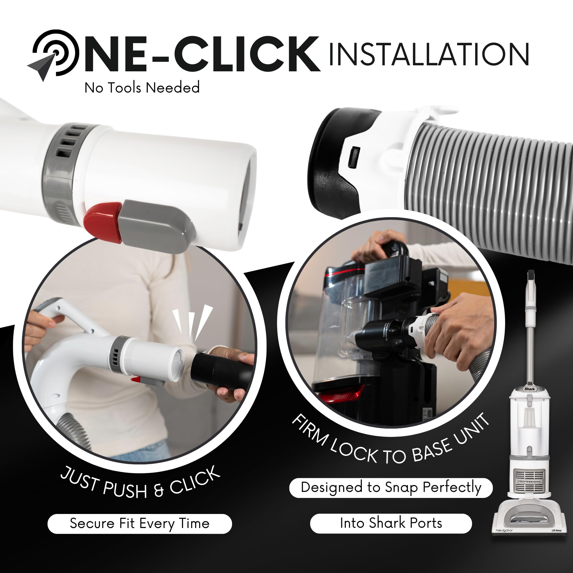 Selgo tight seal hose ensures a secure connection for efficient cleaning.