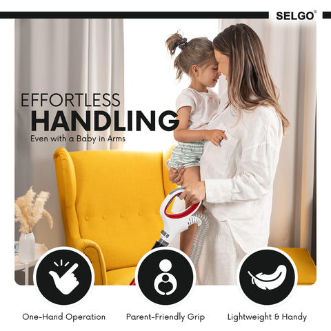 Selgo upgraded hose handle for UV560, better grip and static control.