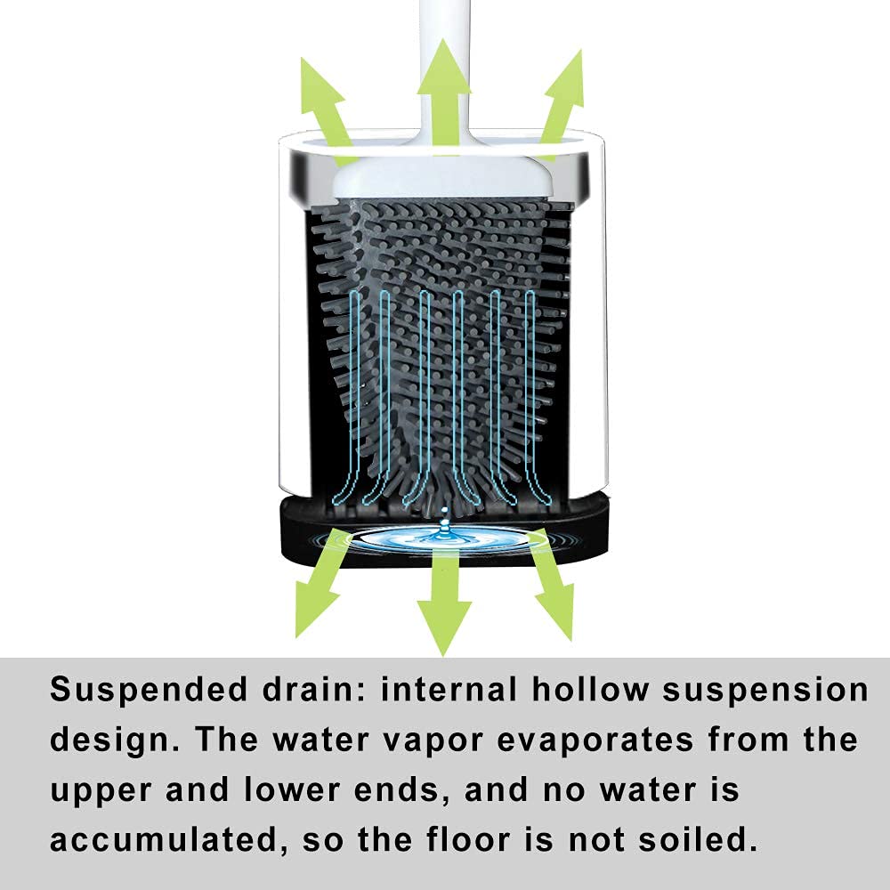 Ventilation slot base interior drains water and prevents pooling.