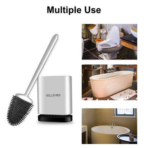 Sellemer silver 2-pack display for organized bathrooms.