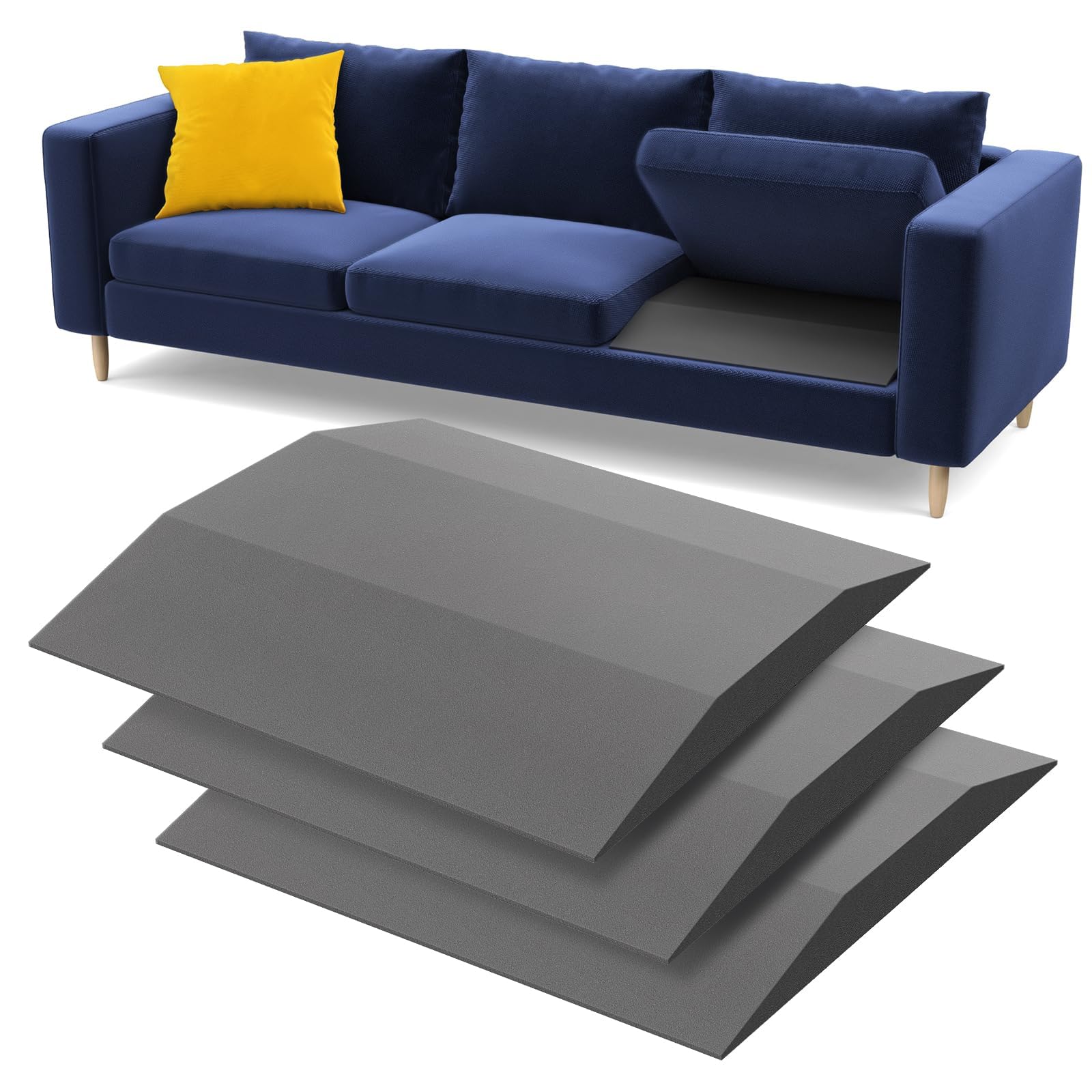 Sellmazon couch cushion support under-sagging-seat for firmer seating.