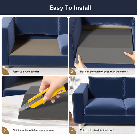 Sellmazon grey set of 3 cushions strengthens sofa seating.
