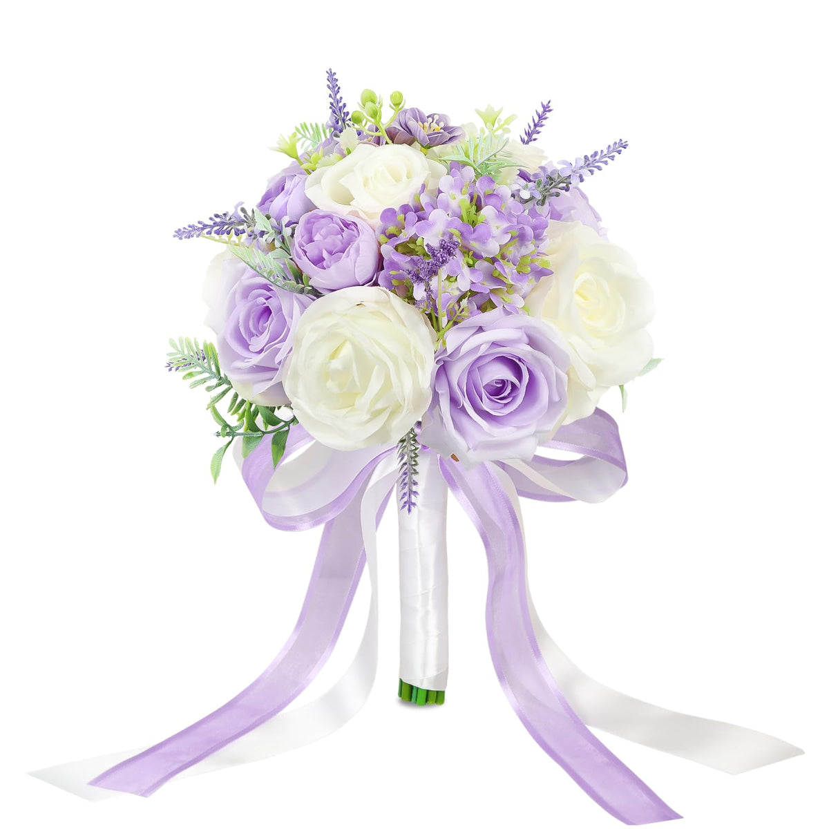SEMONONIA bride bouquet with lilac roses for elegant wedding photos and timeless decor.