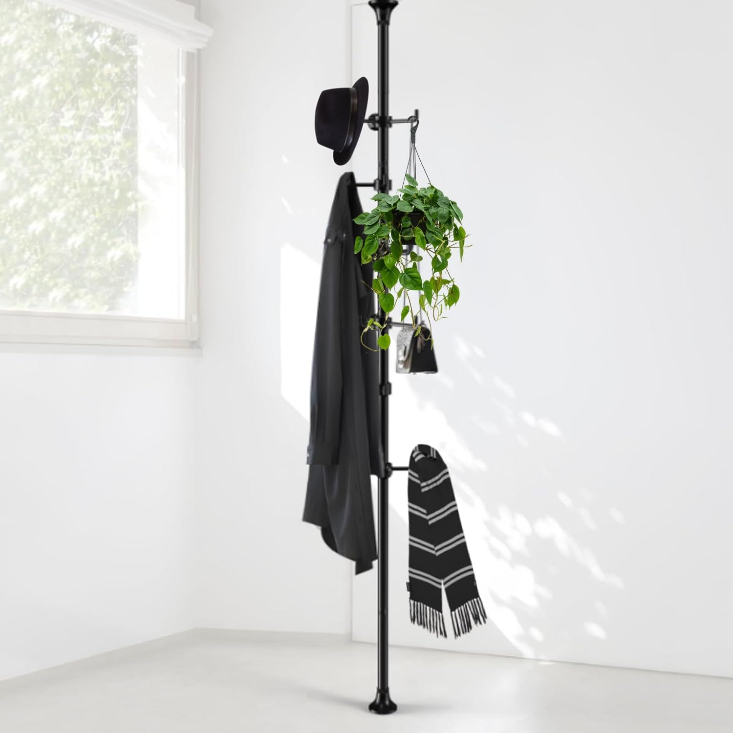 Sempicad Coat Rack stand base provides stable support for all items.