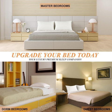 SEMZSOM luxury hotel quality pillows upgrade any bed setup