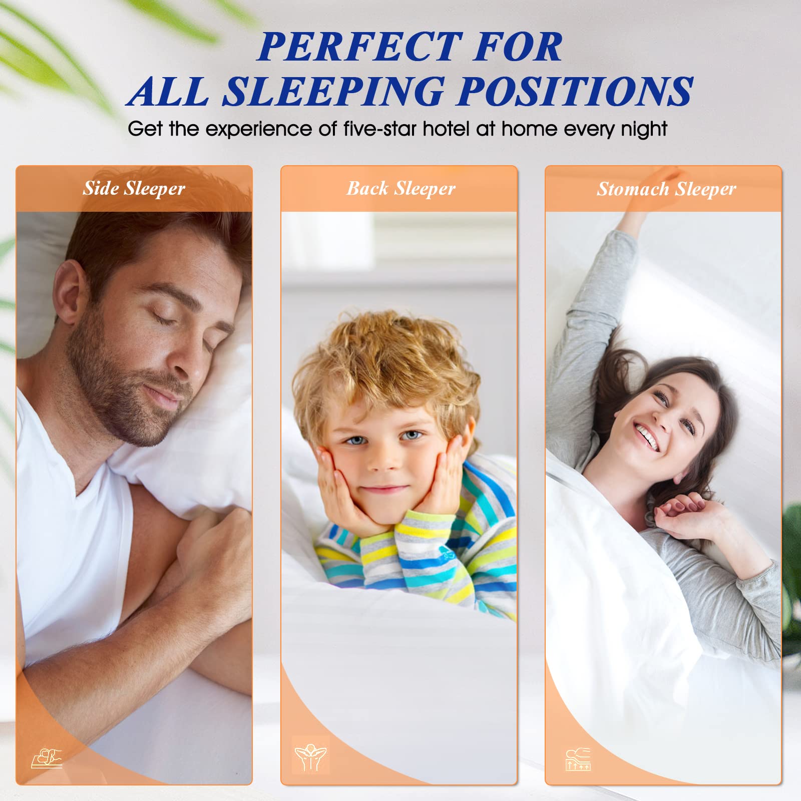 SEMZSOM hotel-quality comfort elevates home sleep with premium materials.