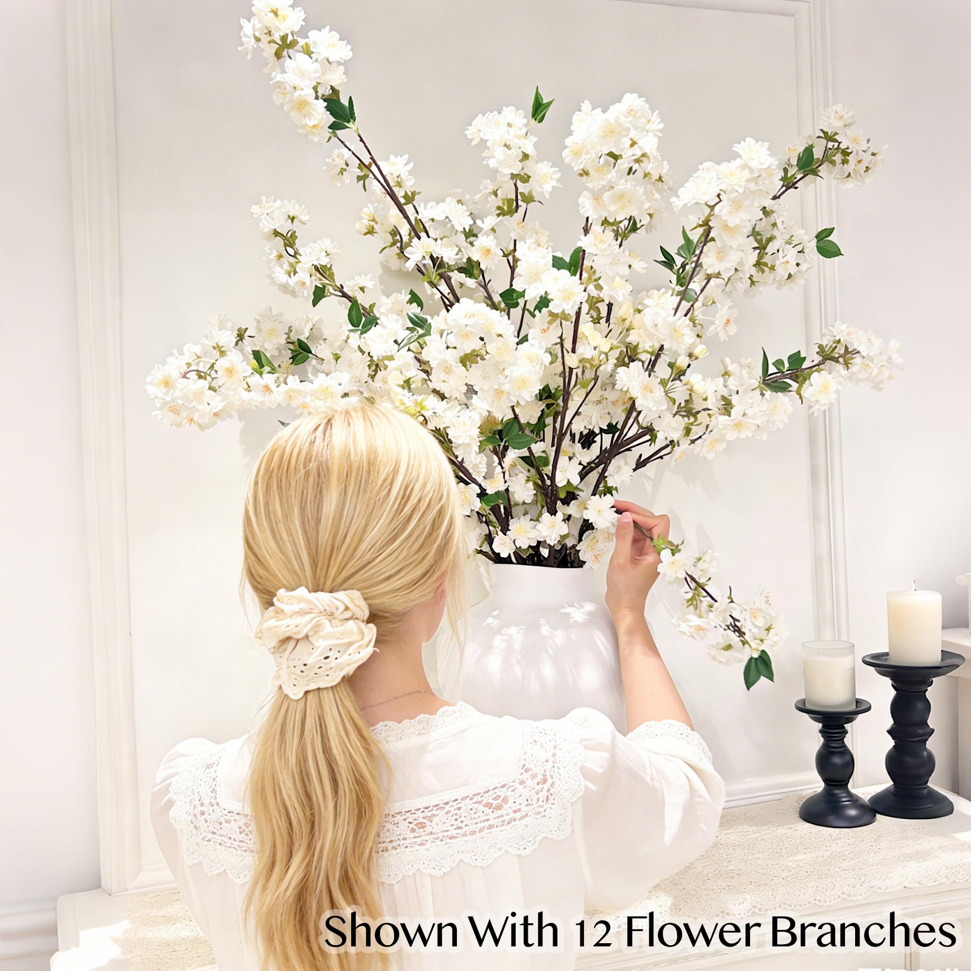 Senjie branch shown for vibrant DIY bouquet and table decor.