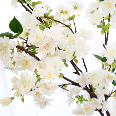 Senjie cherry blossom branch ready for DIY arrangements and tall vase displays.