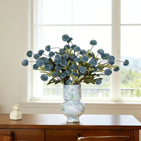 Senjie artificial flowers with iron-wire stems for easy bending and shaping