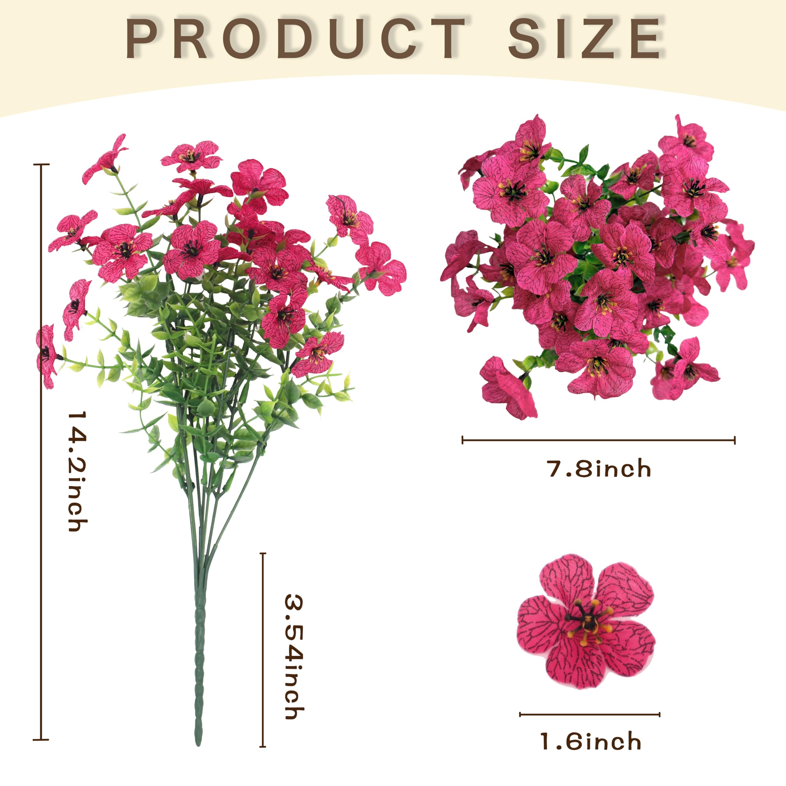 Senjie bendable wire stems shaping blooms easily in planters