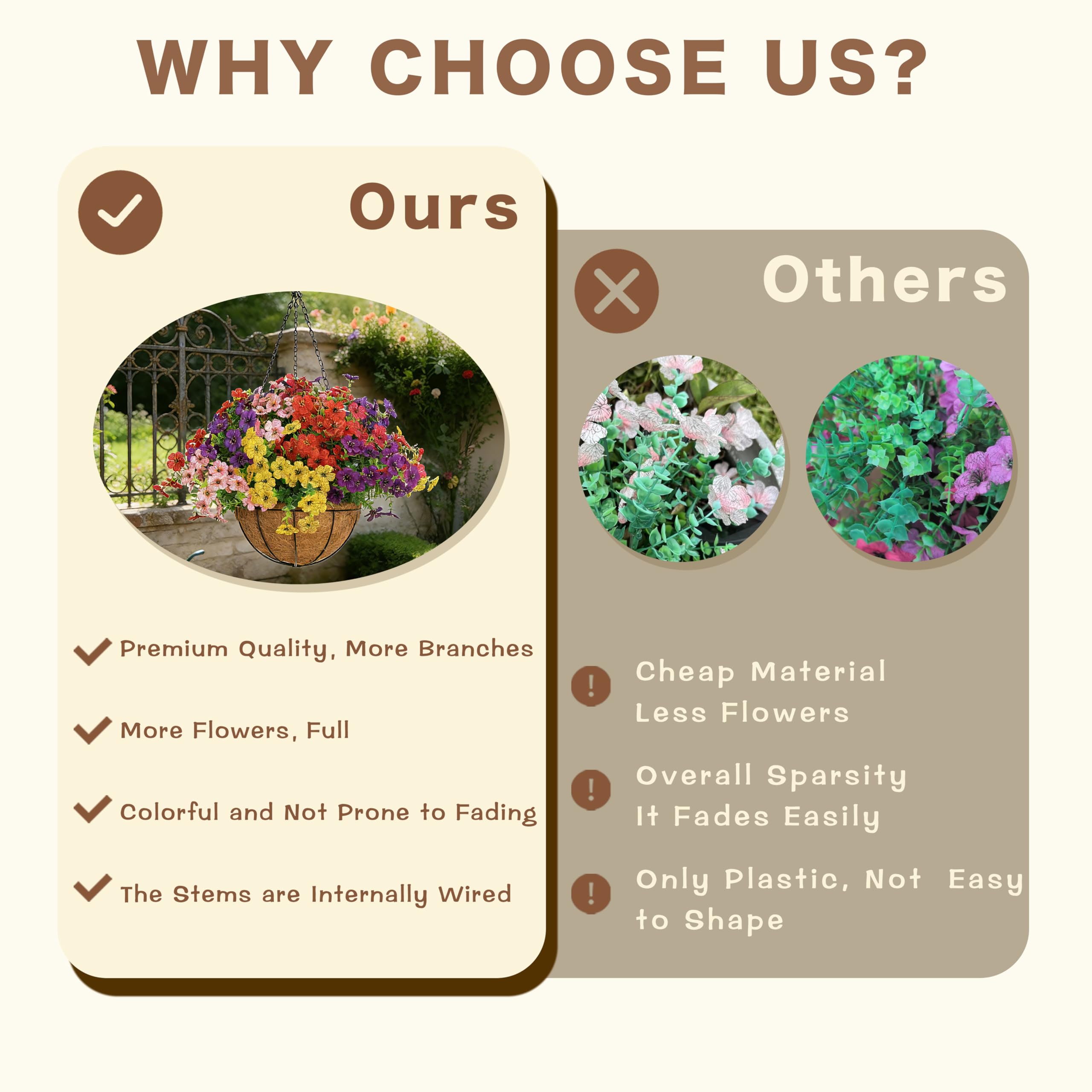 Senjie maintenance-free arrangement delivers natural aesthetics with no watering or pruning required.