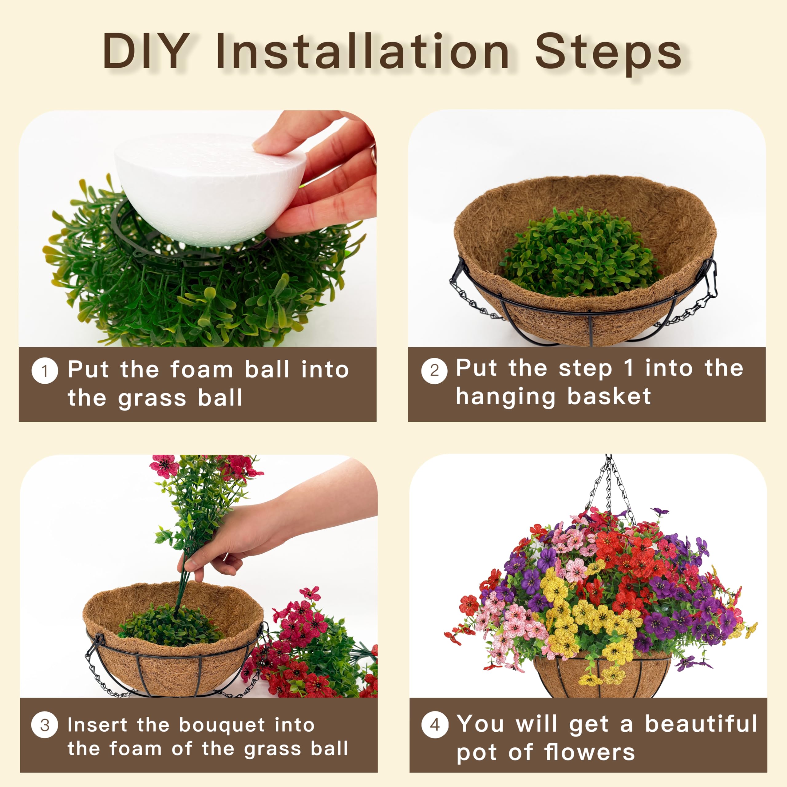 Senjie outdoor décor for porch and balcony enhances curb appeal with easy care.