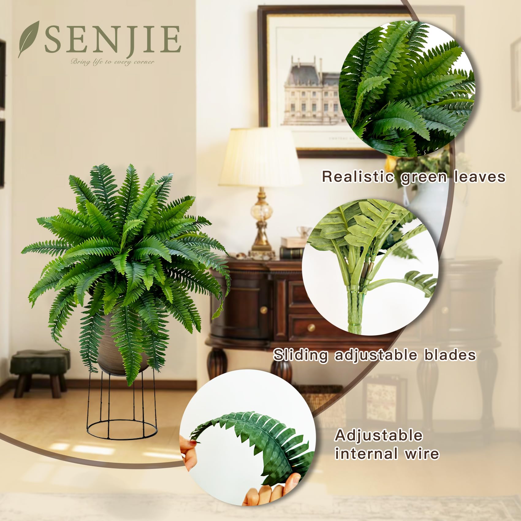 Senjie faux plant suitable for both indoor and outdoor living spaces