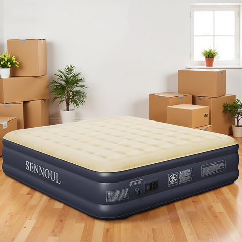 SENNOUL noiseless non-slip base keeps the bed secure overnight