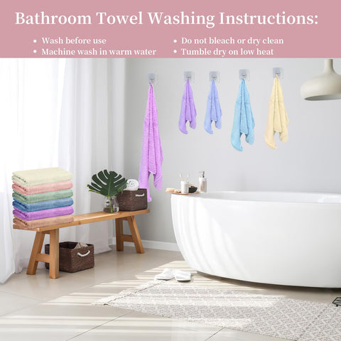 SENONAPO colorful towels drying fast, suited for travel or gym routines.