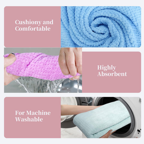 SENONAPO hand towel 30x14 in vibrant color for quick drying after use.