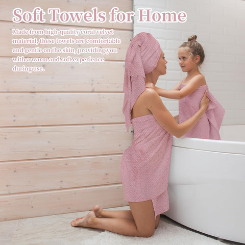 SENONAPO quick-dry absorbent towels emphasize busy morning practicality.