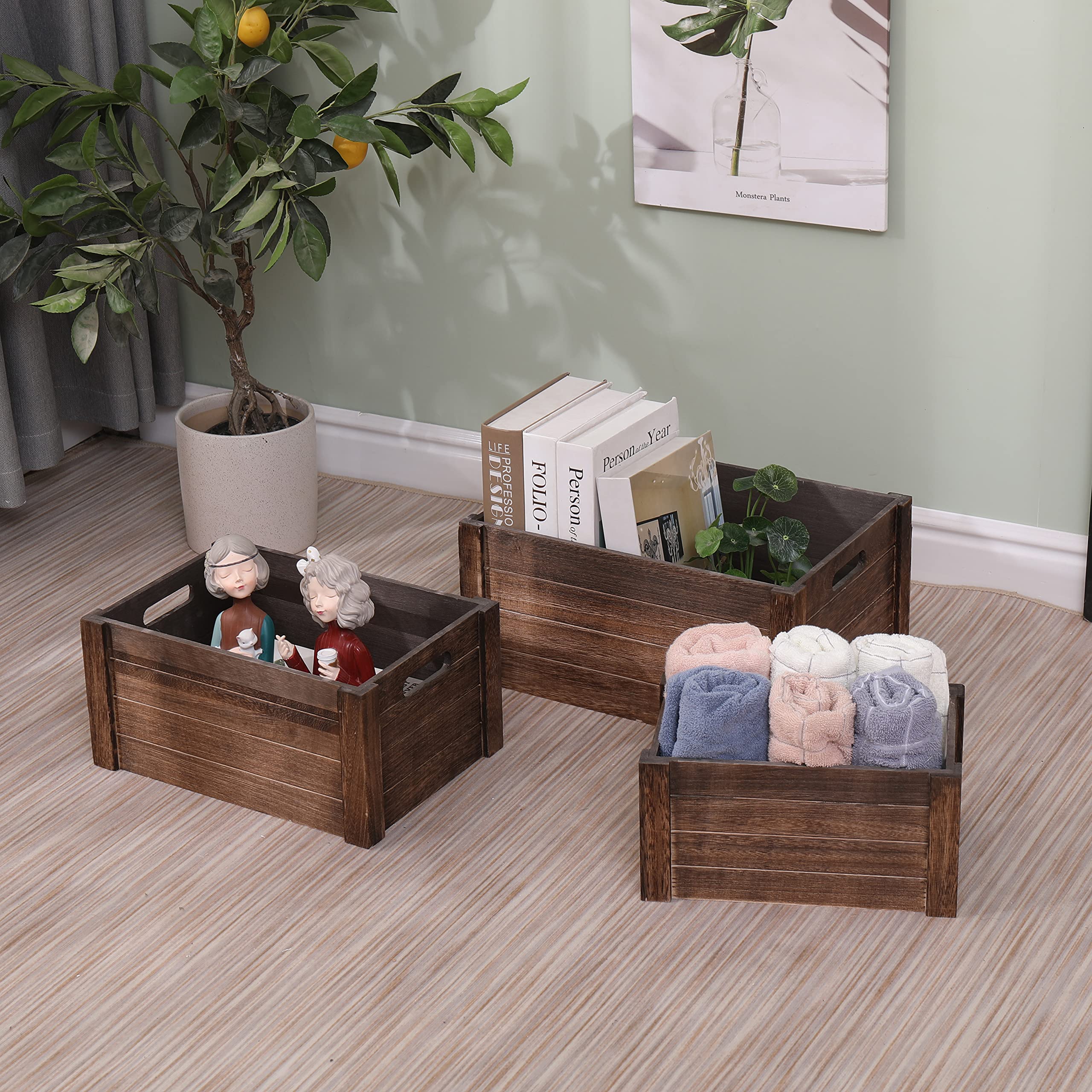 Senryee Farmhouse color variants show rustic black and blue finishes.