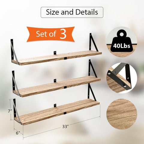 Senyh plant display and photo display on wall shelves