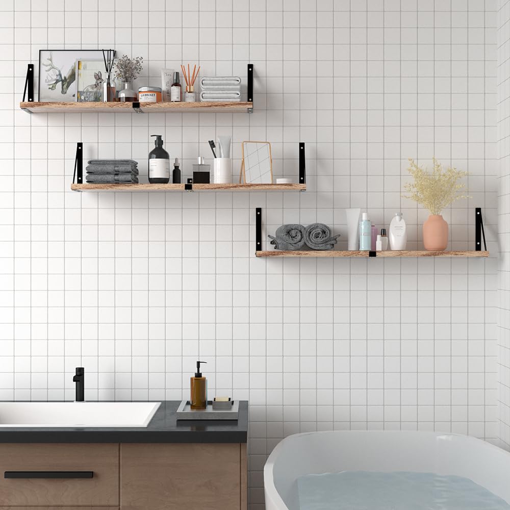 Senyh versatile wall shelves fit bedrooms, living rooms, kitchens, baths