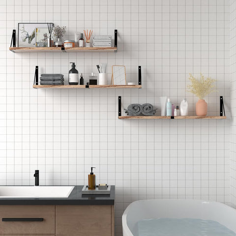 Senyh versatile wall shelves fit bedrooms, living rooms, kitchens, baths