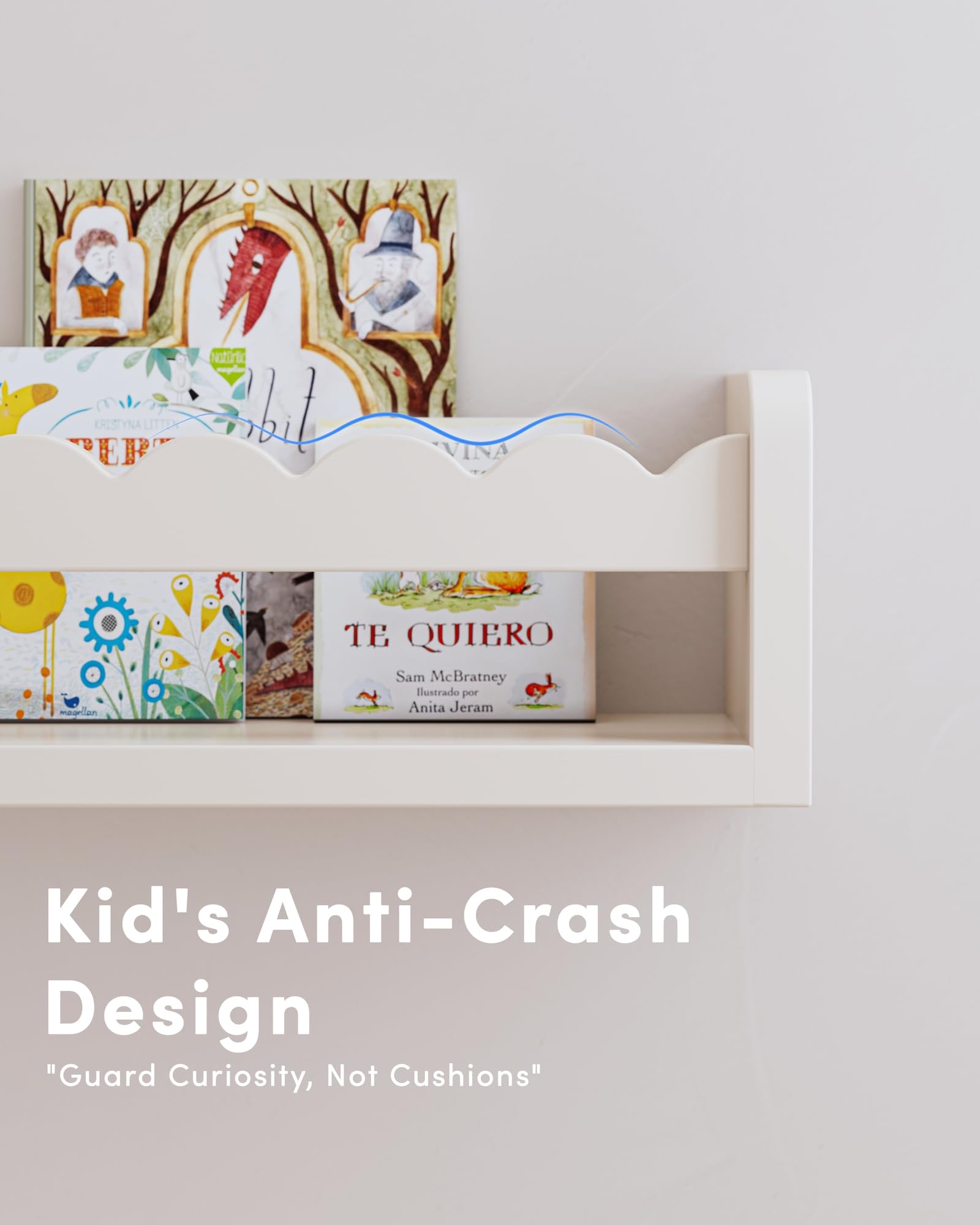 Seocry child-safe solid wood finish emphasizes durability and gentle touch.