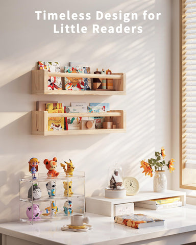 Seocry nursery book shelves modern design enhances playroom aesthetics and organization.