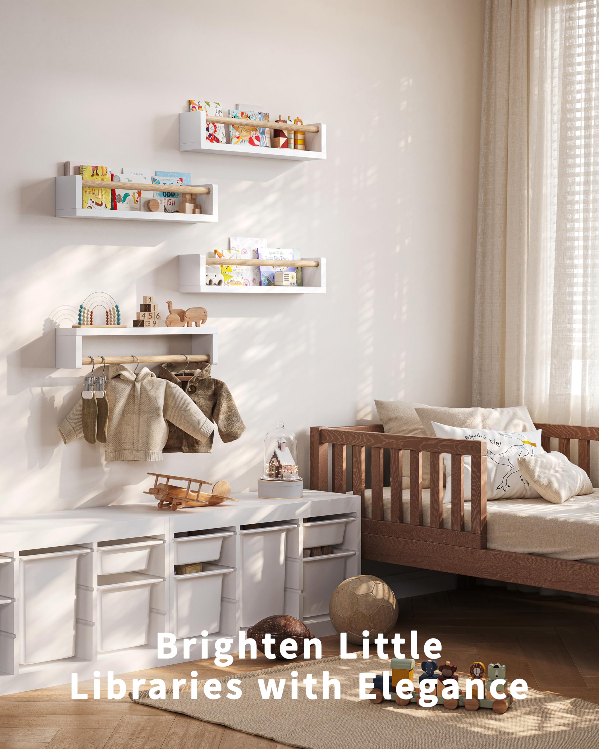 Seocry space-saving design ideal for small nurseries and play areas.