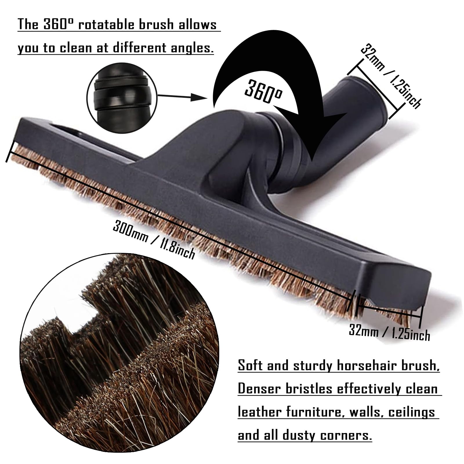 Seovmri hose converter 1.375 to 1.25 inches broadens accessory range