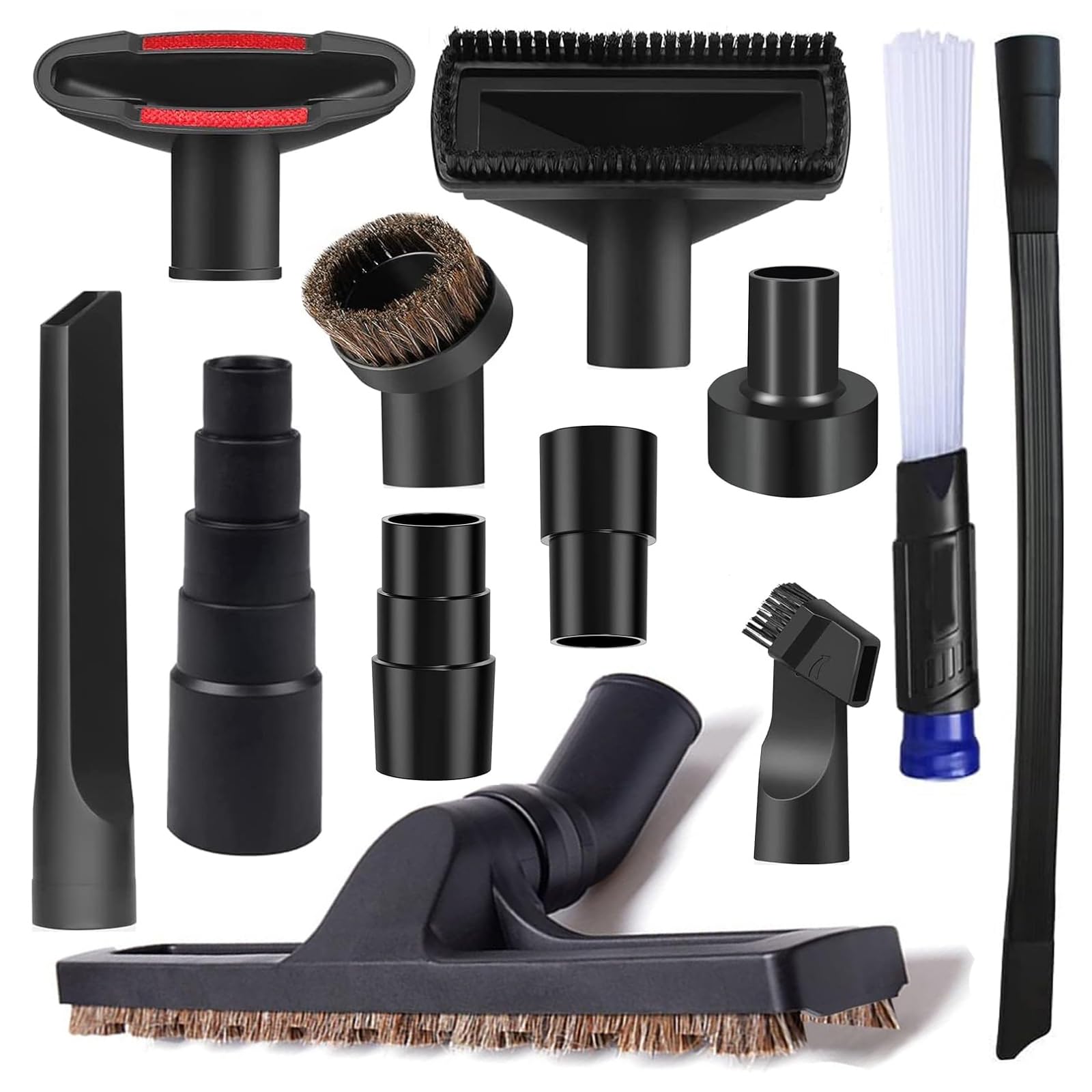 Seovmri universal vacuum adapter kit enables compatibility across many vacuums for flexible cleaning